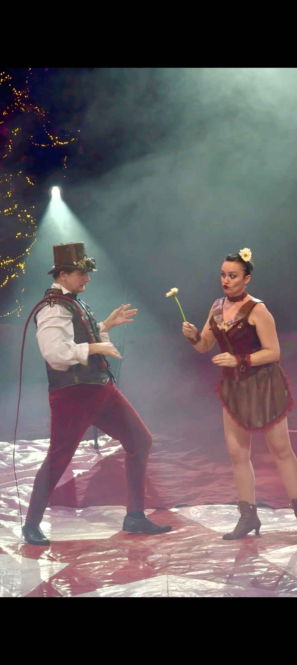 Cotzani and Wendy performance photo