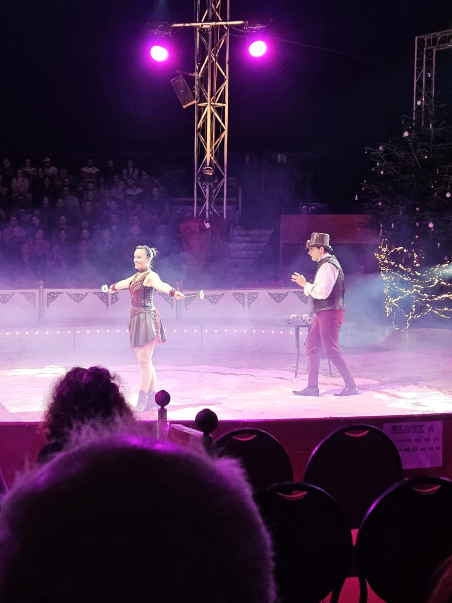 Cotzani and Wendy performance photo