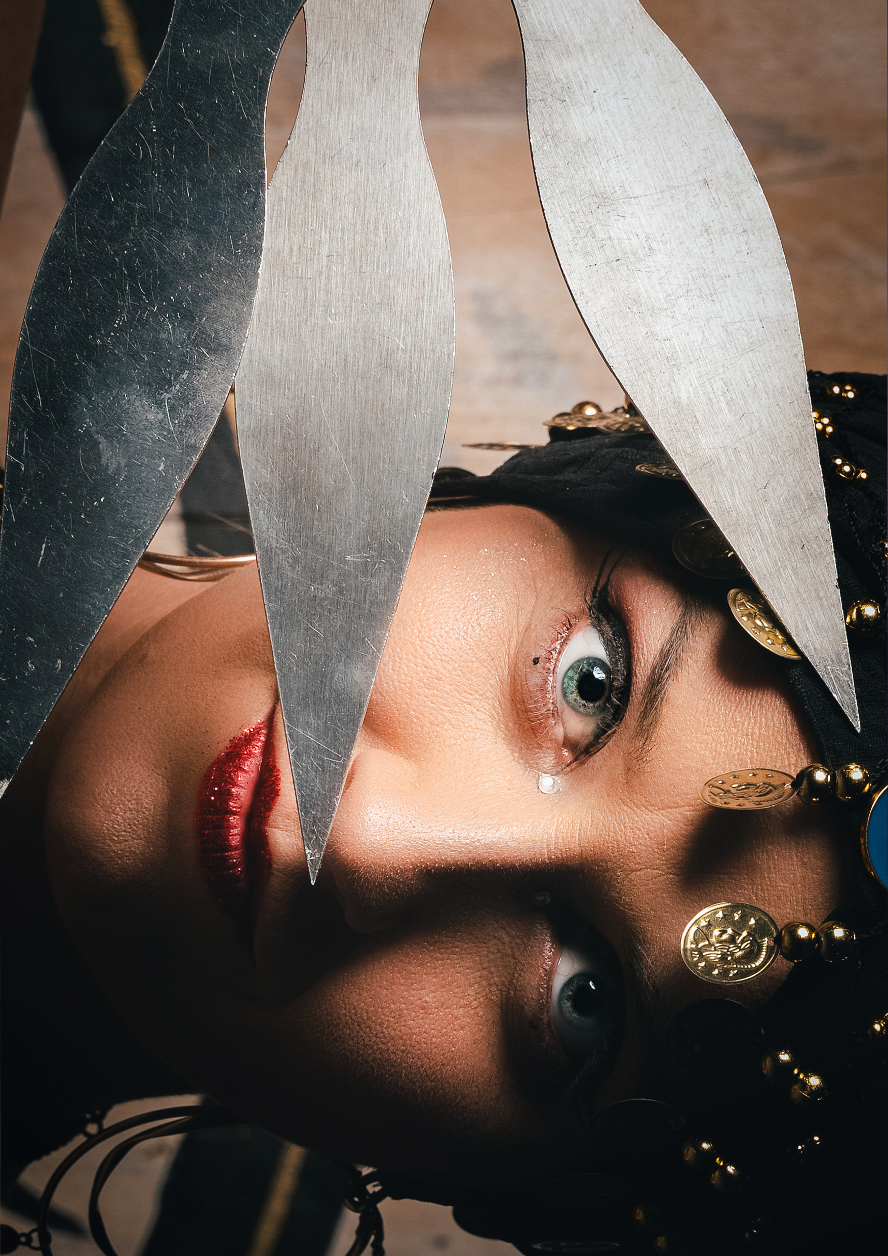 Circus knife precision photo
